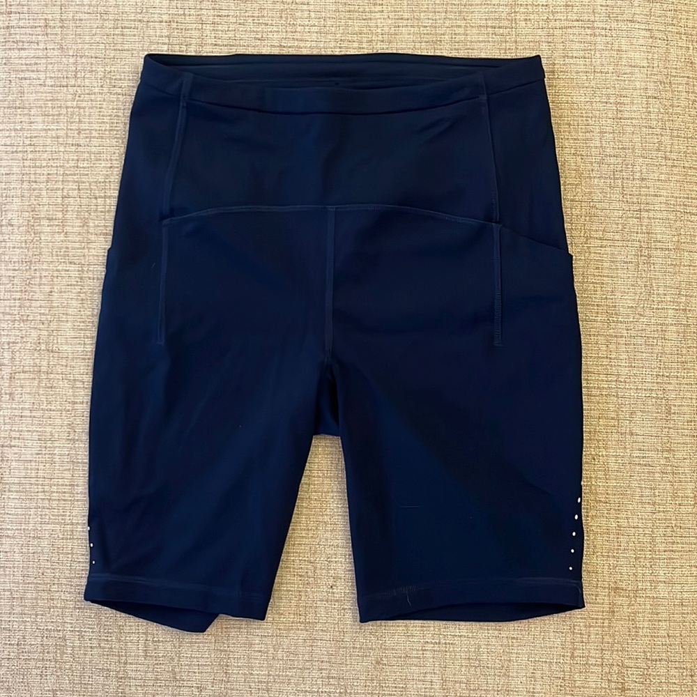 Navy Lululemon Biker Short
